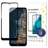 Wozinsky Full Glue Tempered Glass Nokia C20/C10 Full Screen Cover Черен