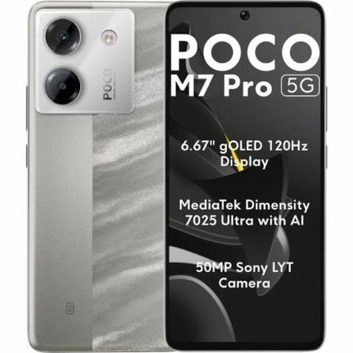 Смартфони Xiaomi POCO M7P 5G 8-256 SV Octa Core 8 GB RAM 256 GB Сребрист 6,67"