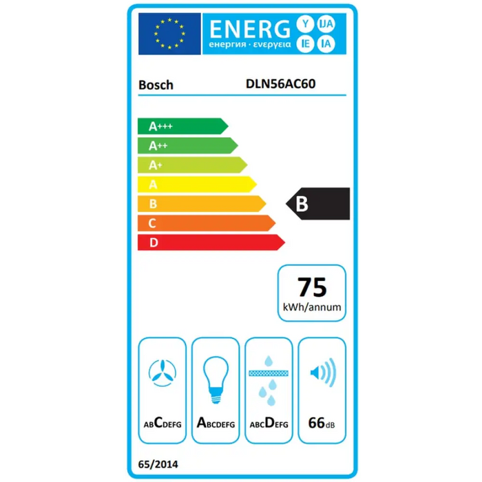 Абсорбатор за вграждане BOSCH DLN56AC60