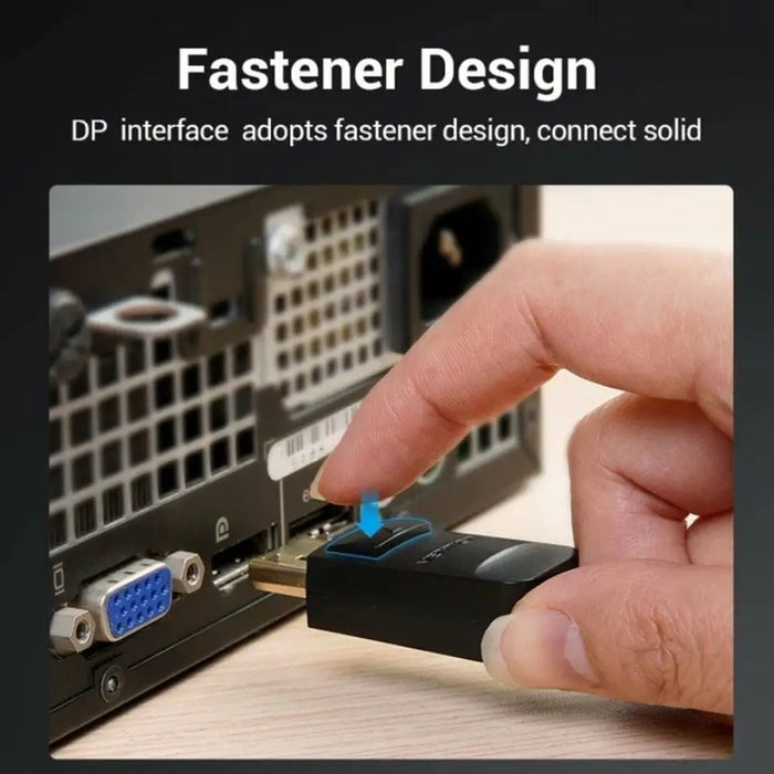 Адаптер за DisplayPort към VGA Vention HBLBH Черен 2 m