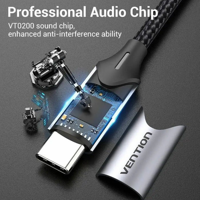 Адаптер за USB-C към Jack 3.5 mm Vention BGPHY