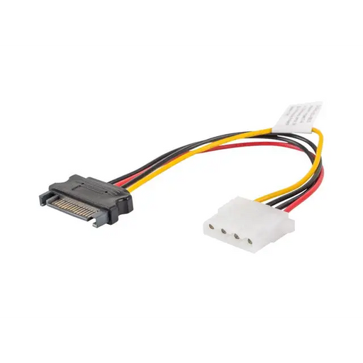 Адаптер Lanberg molex (f) - > SATA (m) cable 15cm