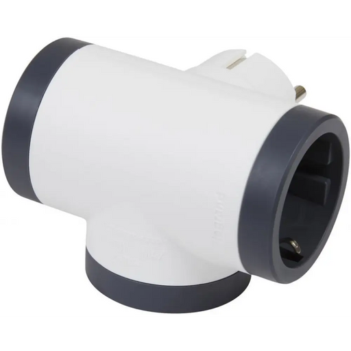 Адаптер за контакт Legrand 694520 шуко 3x бял