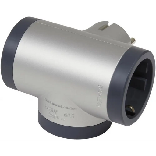 Адаптер за контакт Legrand 694523 шуко 3x алуминий