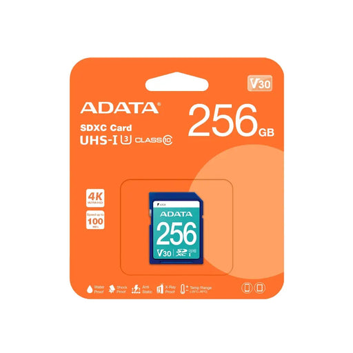 ADATA 256GB SDXC UHS-I U3 V30S