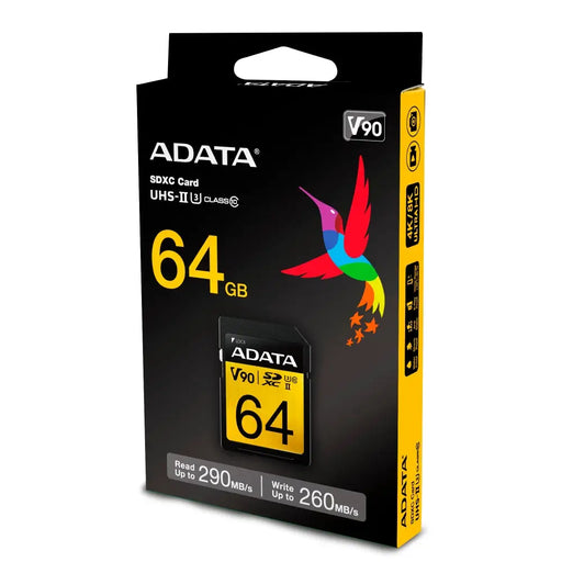 ADATA 64GB SDXC UHS-II U3 КЛАС 10