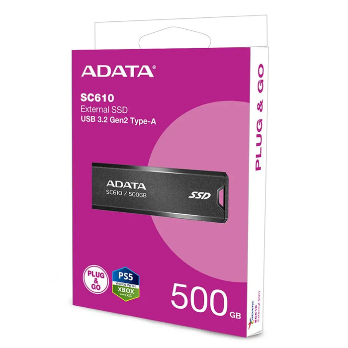ADATA SC610 500 GB Черен