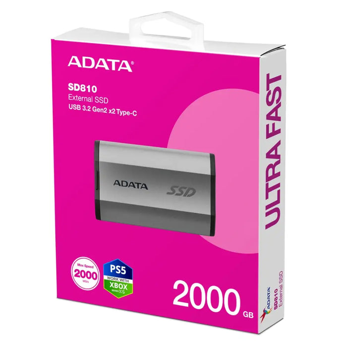 ADATA SD810 2 TB черен сребрист