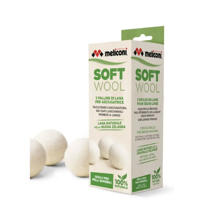 Аксесоар за сушилня Meliconi SOFT WOOL 621026 вълнени топки