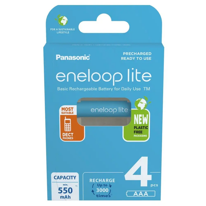 Акумулаторни батерии PANASONIC ENELOOP LITE AAA 550 mAh 4