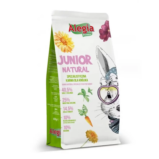 ALEGIA Junior Natural - храна за зайци - 650гр