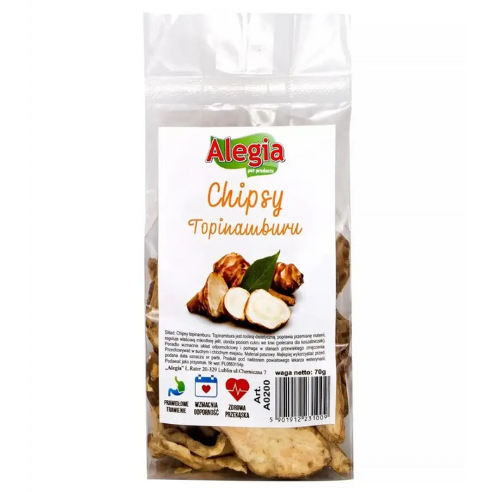 ALEGIA Чипс от ерусалимски артишок - лакомство за гризачи