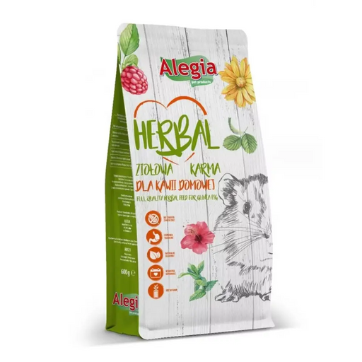 ALEGIA Билкова суха храна за домашни морски свинчета - 600гр