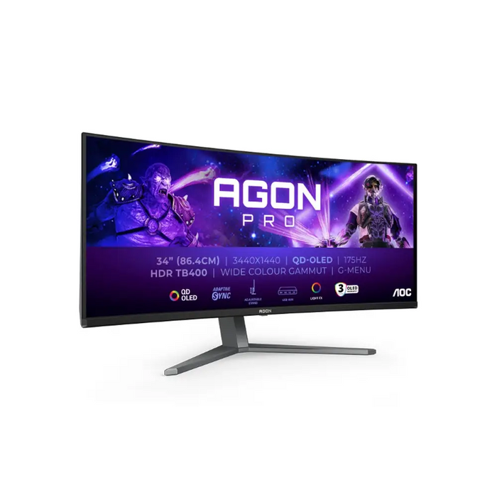 AOC AG346UCD 34’’ Curved 1800R QD-OLED 3440x1440@175Hz