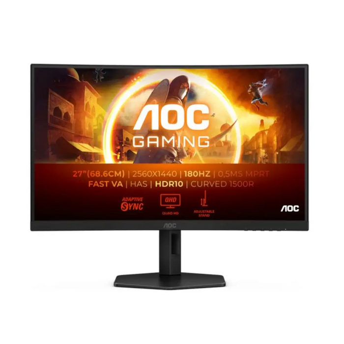 AOC CQ27G4X 27’’ Curved 1500R Fast VA WLED 2560x1440@180Hz