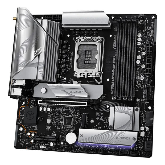 Asrock B860M LiveMixer WiFi Intel B860 LGA 1851 (Socket V1)