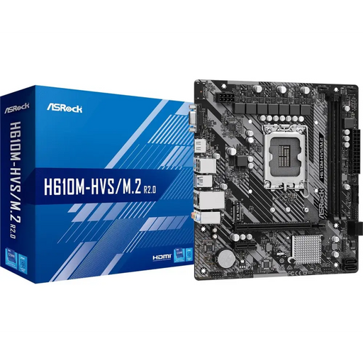 Asrock H610M-HVS/M.2 R2.0 Intel H610 LGA 1700 micro ATX