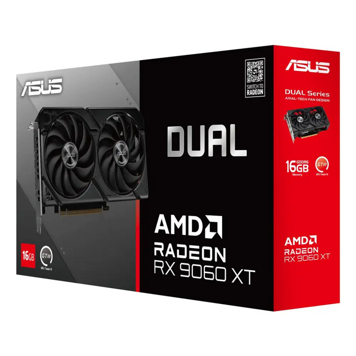ASUS Dual -RX9060XT-16G AMD Radeon RX 9060 XT 16 GB GDDR6