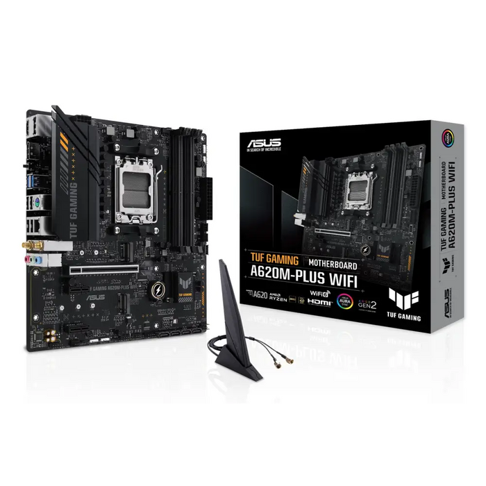 ASUS TUF GAMING A620M-PLUS WIFI AMD A620 Socket AM5 micro