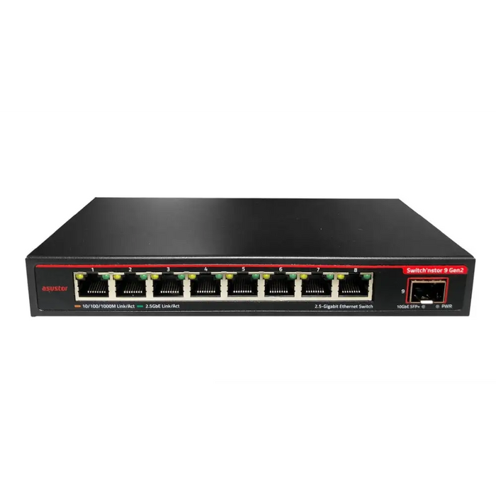 Asustor ASW209X Switch’nstor 9 Gen2 9 порта 1x 10GbE