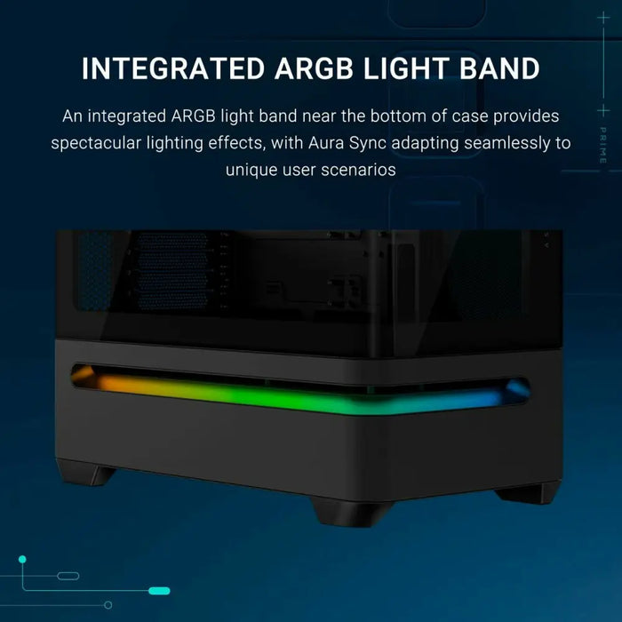 ATX полу-висока кутия Asus 90DC00P0-B19000 Черен