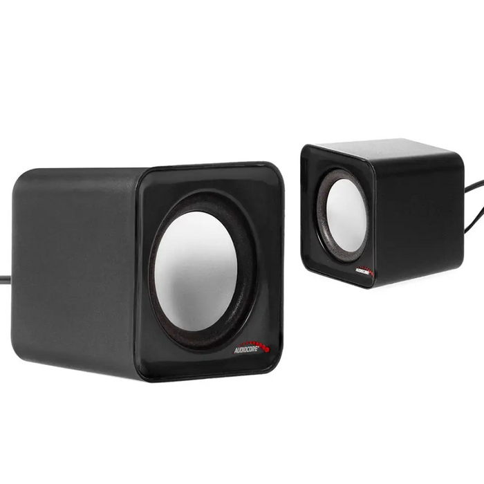 Audiocore AC870 B 2-лентов 3 W черен сив с кабел