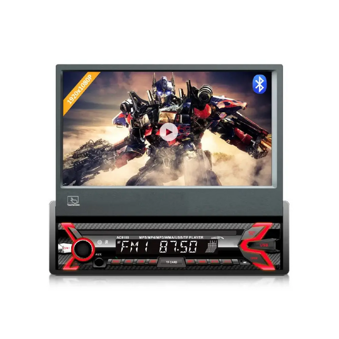 Audiocore AC9100 Радио Car Digital Черно Червено