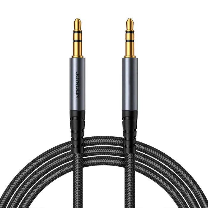 AUX кабел Joyroom 3.5mm мини жак 1.2m черен (SY-A08)