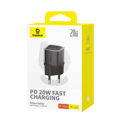 Baseus GAN5S P10162503113-00 Зарядно устройство 20 W Черно
