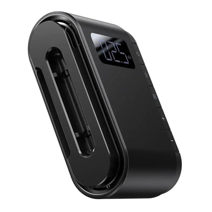 Baseus Компресор за автомобилни гуми 4000 mAh батерия Black