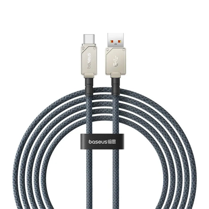 Baseus Unbreakable USB A към USB C кабел 2 м 100 W Бял