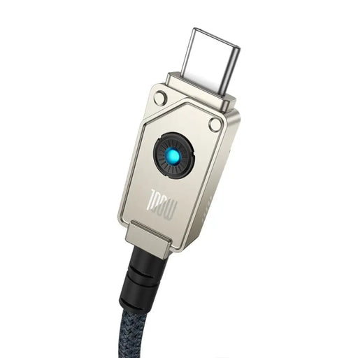 Baseus Unbreakable USB A към USB C кабел 2 м 100 W Бял