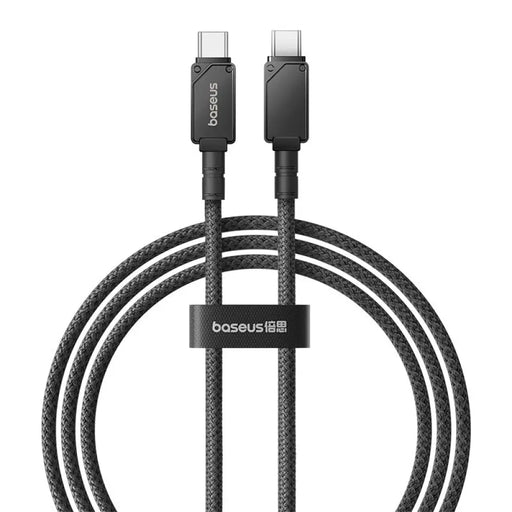 Baseus Unbreakable USB C към USB C кабел 1 м черен