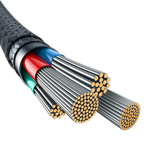 Baseus Unbreakable USB кабел 1 m USB A USB C Бял