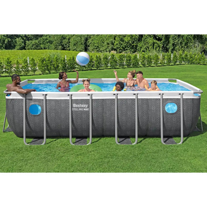 БАСЕЙН 488X244X122CM STEEL PRO MAX SPLASHVIEW BESTWAY 561MB