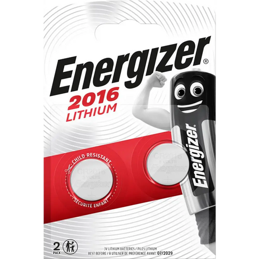 БАТЕРИИ ENERGIZER SPECIALIZED CR2016 2 БРОЯ