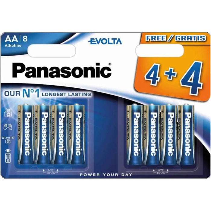 БАТЕРИИ LR6EGE/8BW 4 + 4F EVOLTA PANASONIC