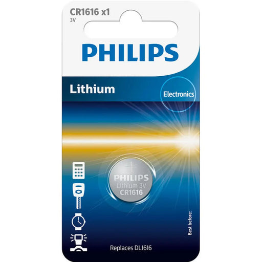 БАТЕРИИ PHILIPS LITHIUM CR1616/00B