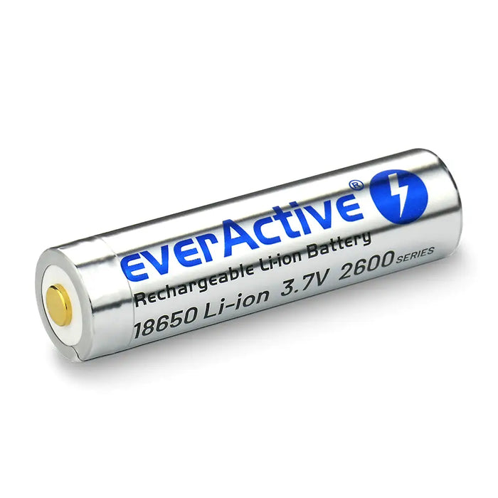 Батерия everActive 18650 3.7V Li-ion 2600mAh micro USB