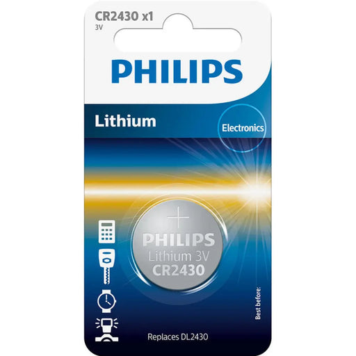 БАТЕРИИ PHILIPS LITHIUM CR2430/00B