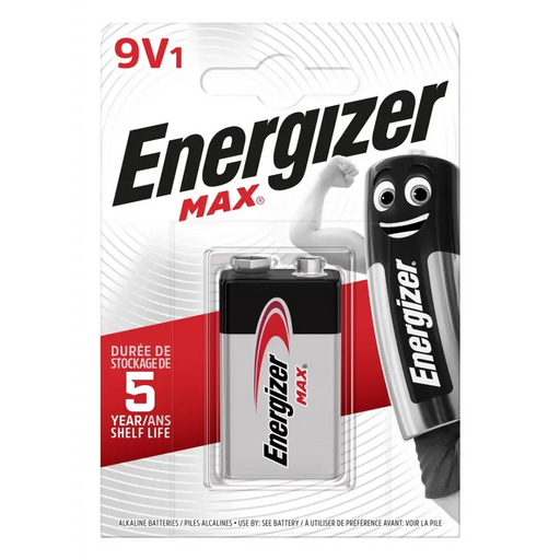 БАТЕРИЯ ENERGIZER Max 426660 9V 6LR61 1 бр. Еко пакет