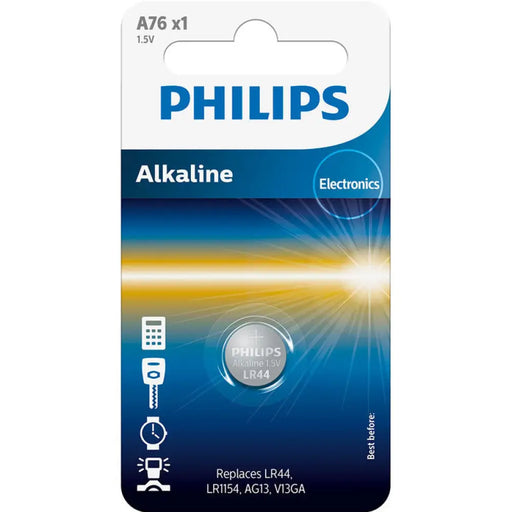 БАТЕРИИ PHILIPS LR44/A76