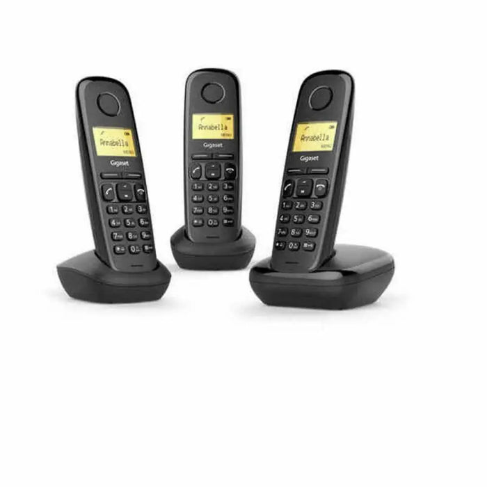Безжичен телефон Gigaset A170 Trio 1,5’’ Черен