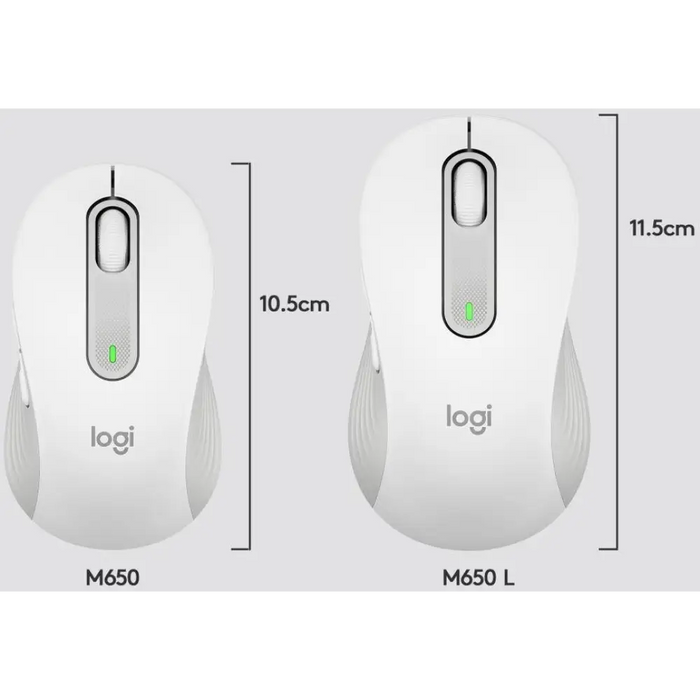 Безжична Мишка Logitech Signature M650 for Business Бяла