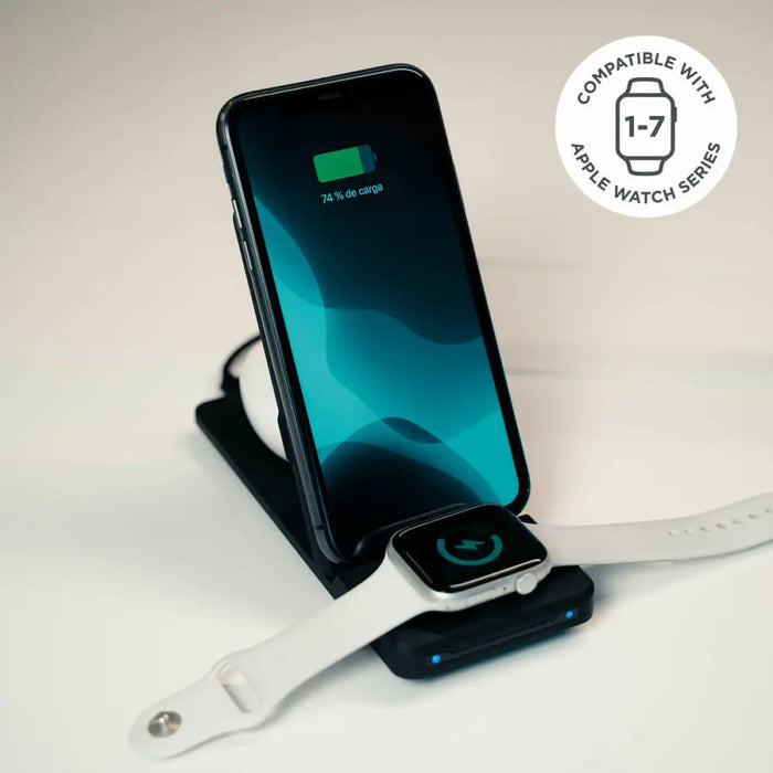 Безжично зарядно KSIX Apple compatible 15W