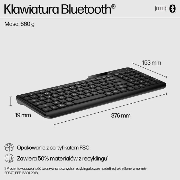 Bluetooth клавиатура HP 460 Multi-Device
