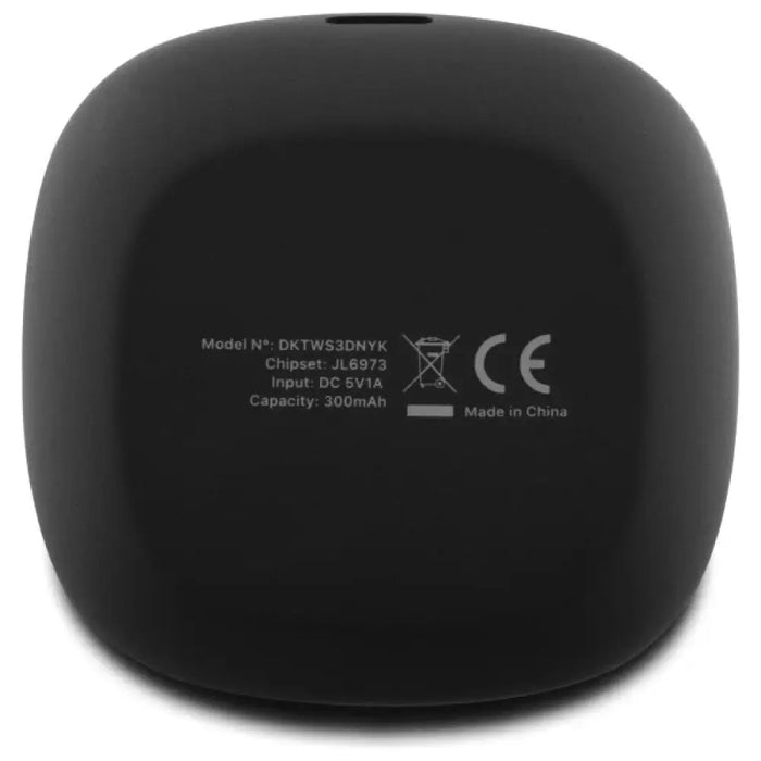 Bluetooth слушалки DKNY TWS BT 3D с гумено матово покритие