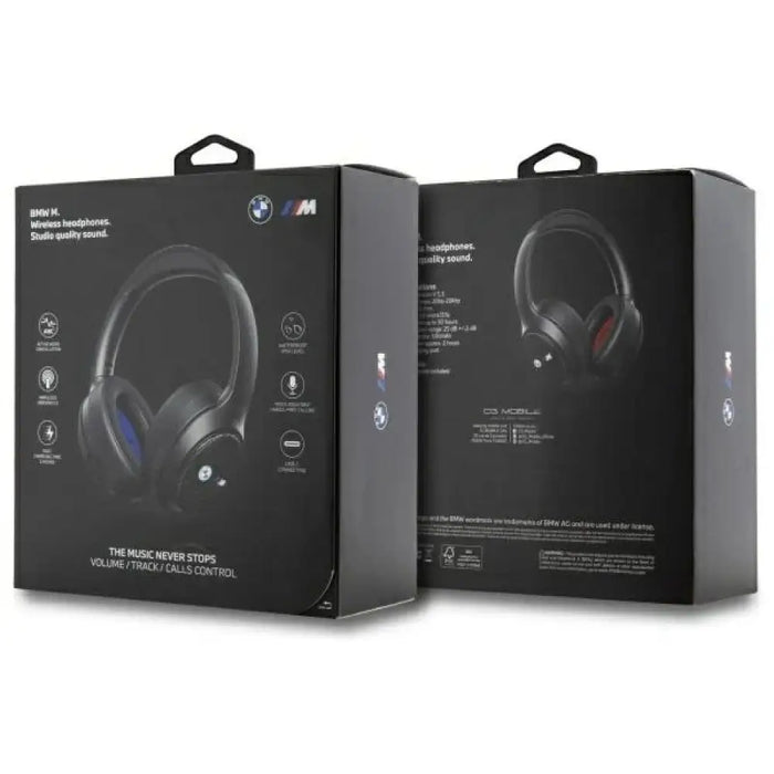 BMW Encmetal Logos Bluetooth ANC Over-Ear слушалки - черни