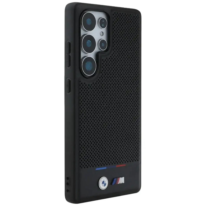 BMW кожен калъф с трицветни ивици MagSafena Samsung Galaxy