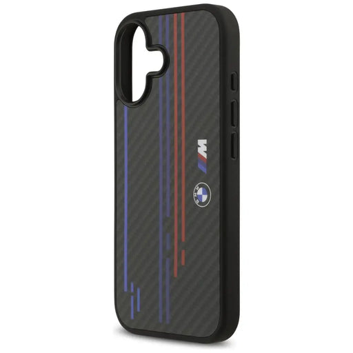 BMW M Kevlar Lines & Logo MagSafe Case за iPhone 17 - черен